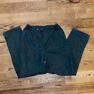 Vintage Womens USA L.L. Bean Flannel Lined Trousers 100% Cotton